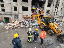 Elimination of the consequences of a missile attack in the Solomensky district of Kyiv