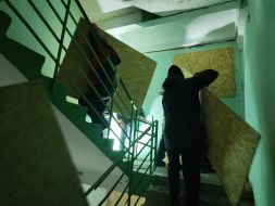 Elimination of the consequences of a missile attack in the Solomensky district of Kyiv