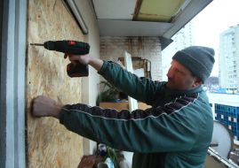 Elimination of the consequences of a missile attack in the Solomensky district of Kyiv
