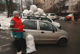 Elimination of the consequences of a missile attack in the Solomensky district of Kyiv