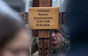 Funeral of Maxim Krivtsov