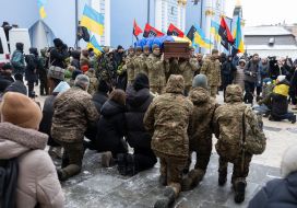 Funeral of Maxim Krivtsov