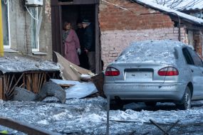 Consequences of a missile attack in Kharkov