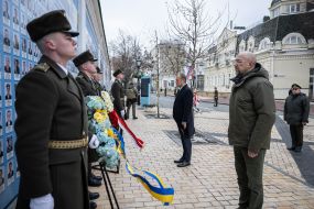 Denys Shmyhal and Donald Tusk