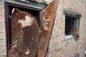 Consequences of a missile attack on Kyiv