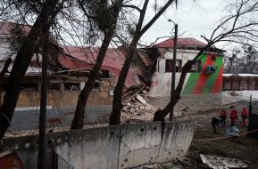 Consequences of a missile attack on Kyiv