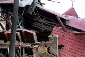 Consequences of a missile attack on Kyiv