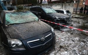 Consequences of a missile attack on Kyiv