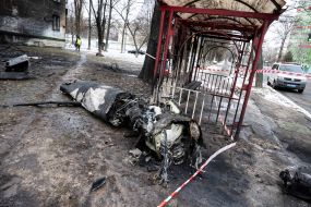 Consequences of a missile attack on Kyiv