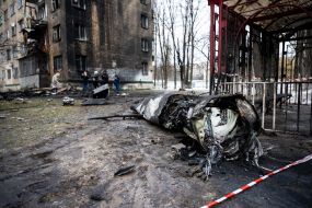 Consequences of a missile attack on Kyiv