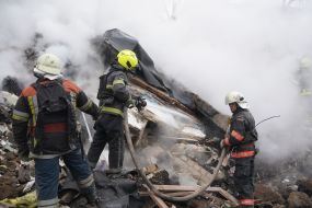 Consequences of a missile attack on Kharkov