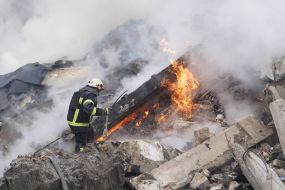 Consequences of a missile attack on Kharkov