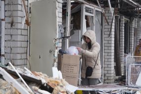 Consequences of a missile attack on Kharkov