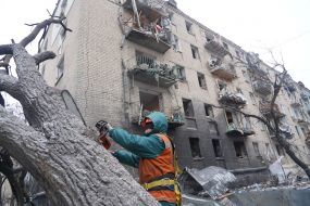 Consequences of a missile attack on Kharkov