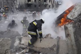 Consequences of a missile attack on Kharkov