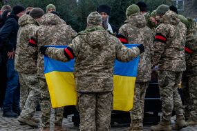 Funeral of fallen military man Anatoly Sinkevich