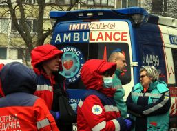 Medics and an ambulance ​