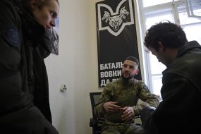 Recruiting center of the Da Vinci Wolves battalion