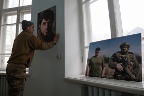 Preparations for the opening of the recruiting center of the Da Vinci Wolves battalion in Kyiv