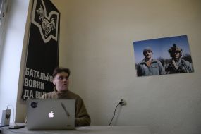 Recruiting center of the Da Vinci Wolves battalion