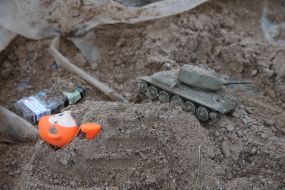 Акция-перформанс, посвященная 10-й годовщине российско-украинской войны