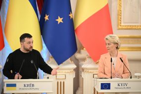 Volodymyr Zelenskyi and Ursula von der Leyen
