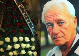 Farewell ceremony for dissident Stepan Khmara in Kyiv
