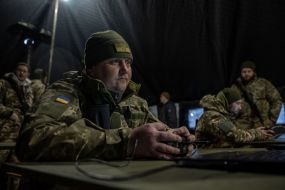 Military training of recruits of the 1st separate mechanized battalion "Da Vinci Wolves"