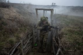 Military training of recruits of the 1st separate mechanized battalion "Da Vinci Wolves"