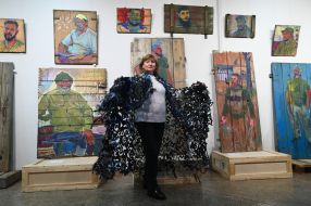 Еxhibition of grid paintings