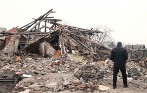 Consequences of Russian shelling of Novogrodivka in Donetsk region
