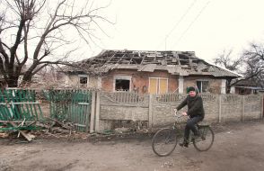Consequences of Russian shelling of Novogrodivka in Donetsk region