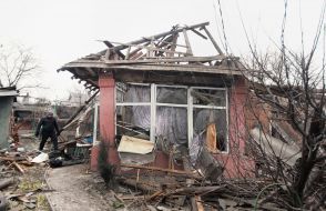Consequences of Russian shelling of Novogrodivka in Donetsk region