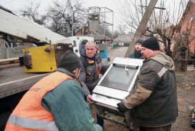 Consequences of Russian shelling of Novogrodivka in Donetsk region