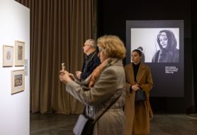 The exhibition of Ukrainian artist Alla Gorska in her sixties "Alla Gorska. Boryviter" in Kyiv