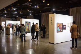 The exhibition of Ukrainian artist Alla Gorska in her sixties "Alla Gorska. Boryviter" in Kyiv