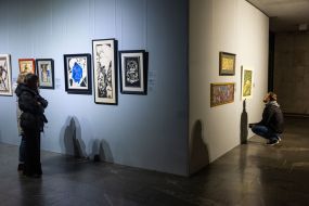 The exhibition of Ukrainian artist Alla Gorska in her sixties "Alla Gorska. Boryviter" in Kyiv