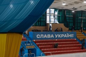 Destruction of the Palace of Sports as a result of rocket fire in Odessa