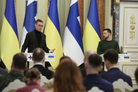 Volodymyr Zelenskyi and Alexander Stubb