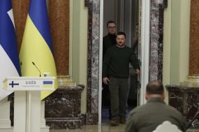 Volodymyr Zelenskyi and Alexander Stubb