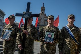 Farewell to servicemen Serhiy Konoval and Taras Petryshyn
