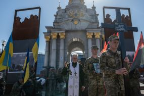 Farewell to servicemen Serhiy Konoval and Taras Petryshyn