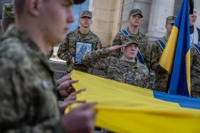 Farewell to servicemen Serhiy Konoval and Taras Petryshyn