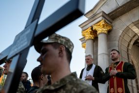 Farewell to servicemen Serhiy Konoval and Taras Petryshyn