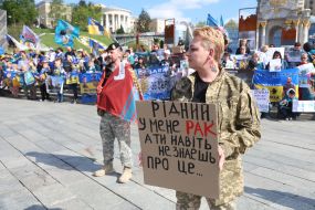 Action of relatives of prisoners of the 36th marine brigade