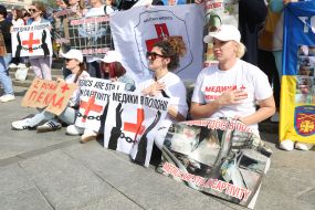 Action of relatives of prisoners of the 36th marine brigade