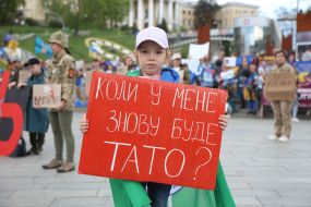 Action of relatives of prisoners of the 36th marine brigade