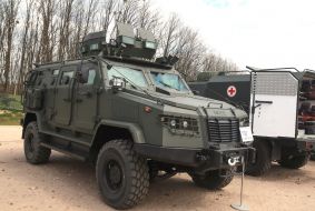 Kozak-2M1 armored wheeled combat vehicle