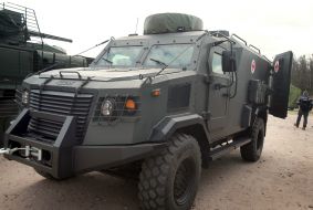 Sanitary and evacuation armored car "Kozak-5"