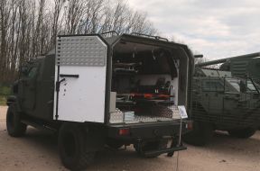 Sanitary and evacuation armored car "Kozak-5"